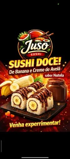 Banana com Creme de Avelã