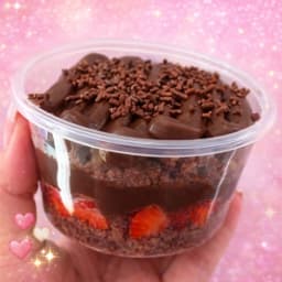 chocolate com morango