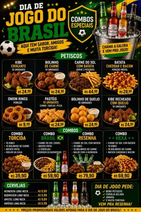 Kit Salgado Frito na Hora